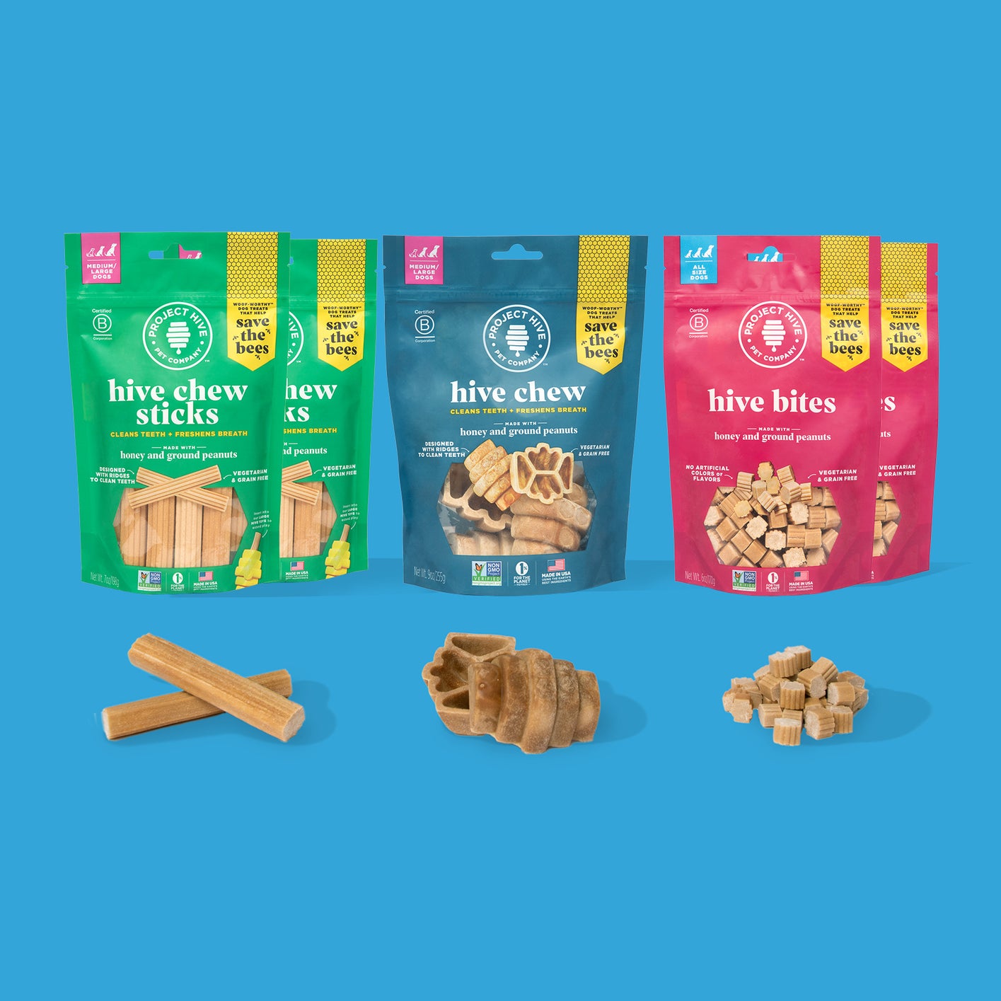 Dog Treats Bundle for Medium/Large Dogs
